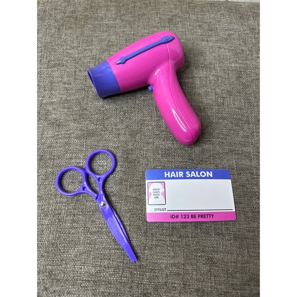 Melissa & Doug Hair Stylist Pretend Play Set w/ Smock & Tools Dress Up Costume - Picture 2 of 12